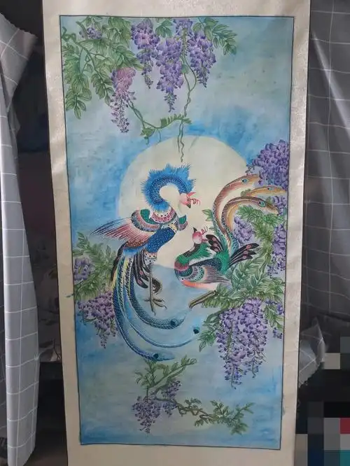 凤阳凤画自己画的第二幅凤画