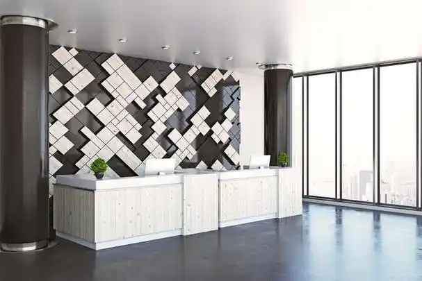 公司前台背景墙设计