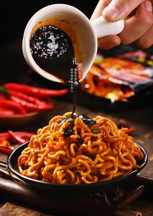 火鸡面产品拍摄