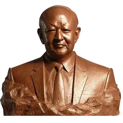 玻璃钢仿铜雕像定制人物雕塑头像真人老人校园雕塑