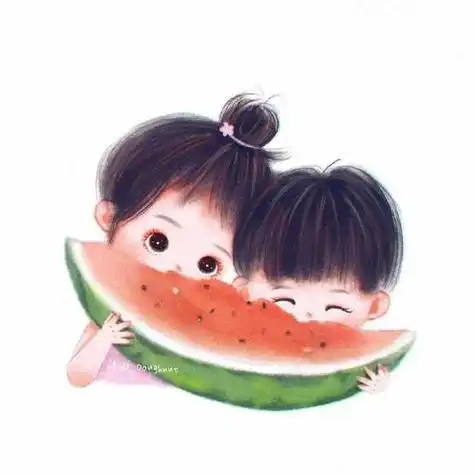 白白胖胖小娃娃头像萌到心化了的小可爱