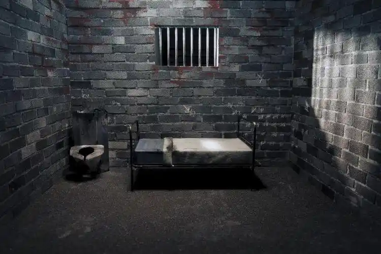 监狱里边囚犯的手