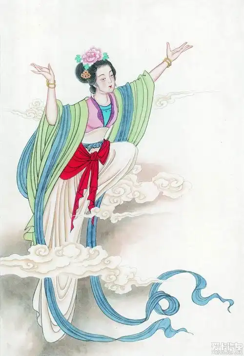 中国工笔画古典美女