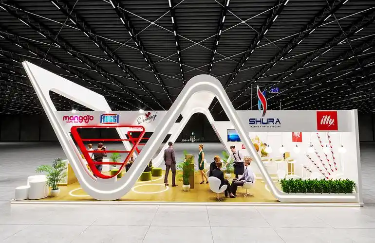 3d效果图设计展会设计