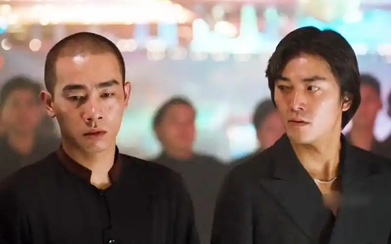 陈浩南这发型真的太吃亏了,他和山鸡站一块,自己却更像个小弟!