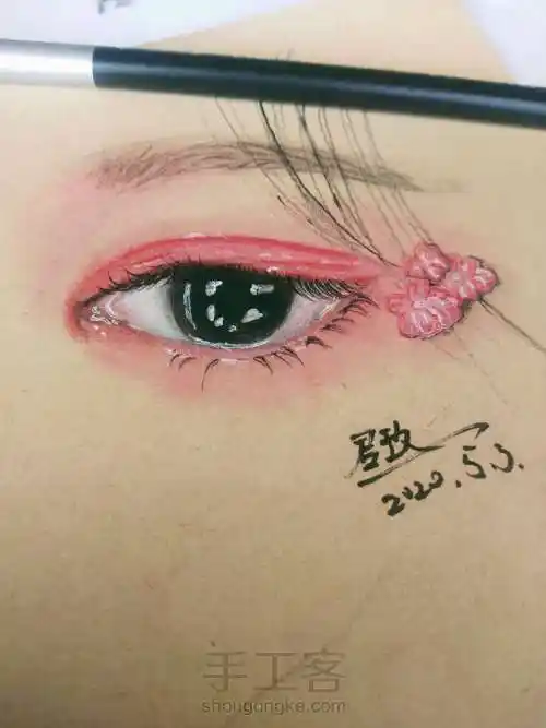 原创古风桃花眼