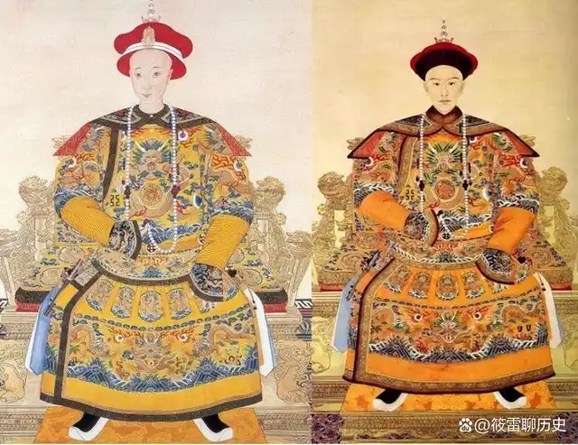 清朝皇帝:明亮的黄色仅可皇室人使用,君主服饰的演变历程如何?