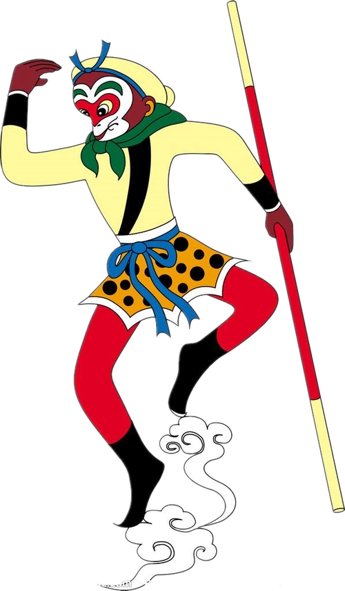 卡通孙悟空动画形象