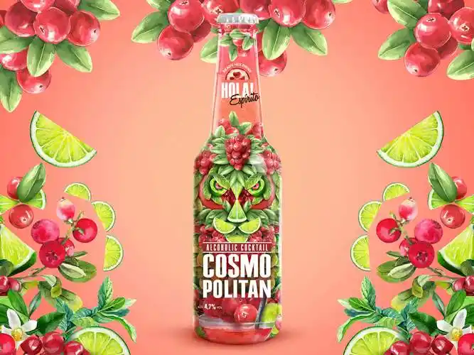 holaespirito鸡尾酒包装设计