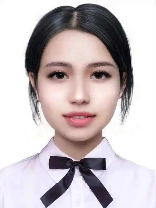 证件照脸上有些痘印痘坑,无需伤心,p图技术 就是你