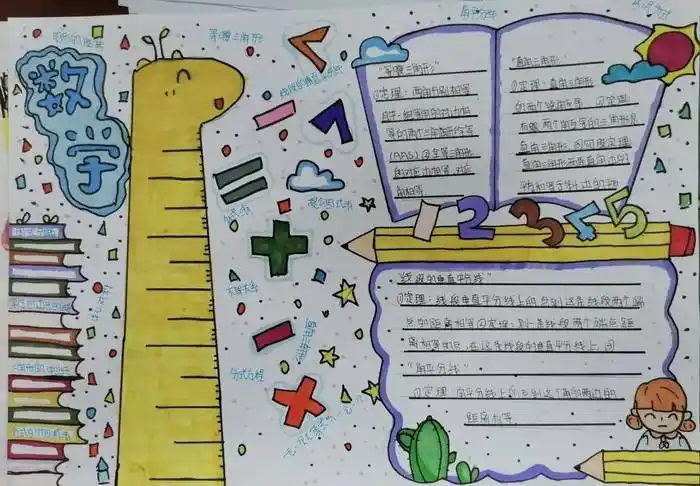 16年级数学手抄报图片