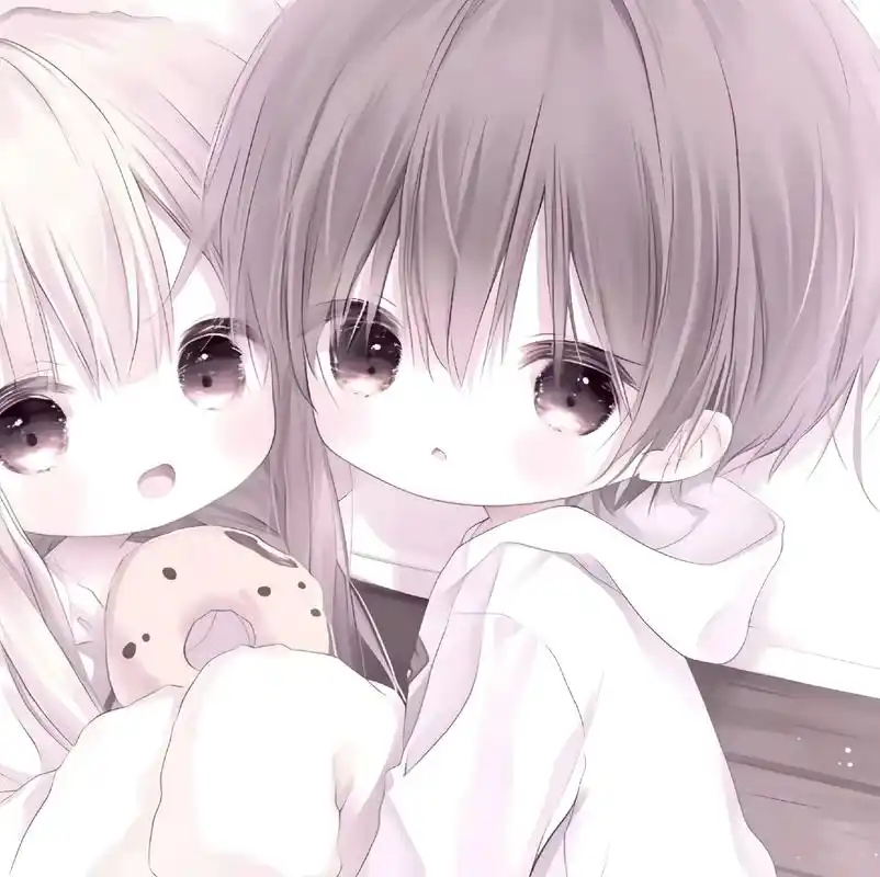 超甜情侣头像 #漫