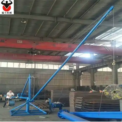 卖鱼的吊机鱼塘长臂吊机猛士移动式码头吊水产吊机鱼塘吊机