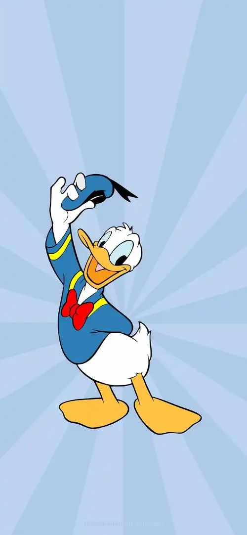 经典动漫角色唐老鸭高清手机壁纸