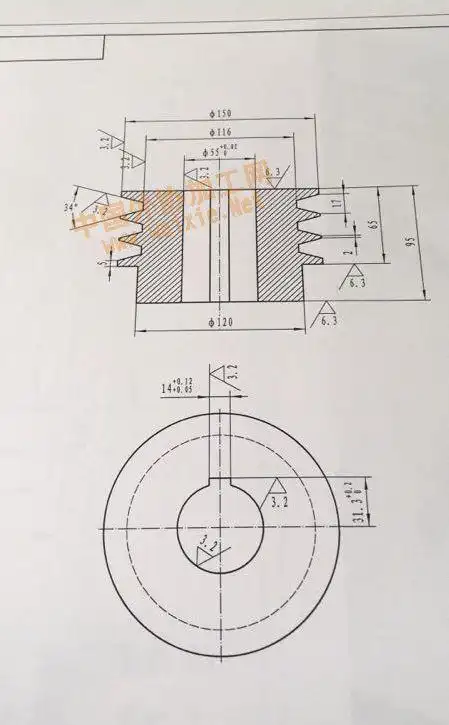 齿轮皮带轮加工