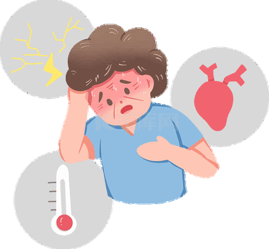 高血压健康问题老年人动图gif