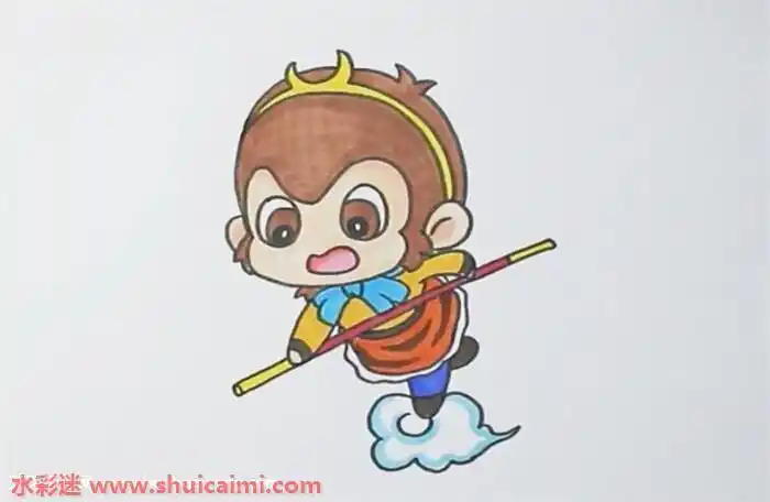 画美猴王孙悟空的简笔画优质美猴王简笔画西游记真假美猴王的简笔画美