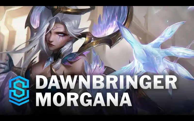 「皮肤档案室」莫甘娜·堕落天使 —— 黎明使者 - 英雄联盟