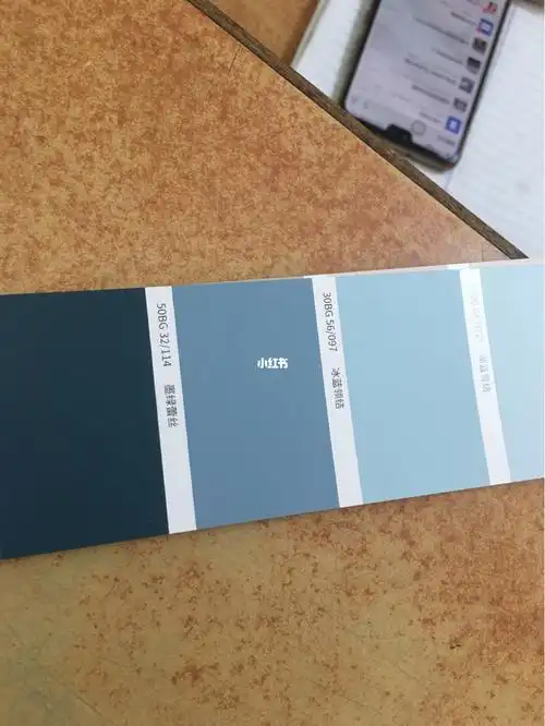 主卧跟次卧背景墙都用了灰蓝色调,选择了多乐士的墨绿蕾丝两个房间一