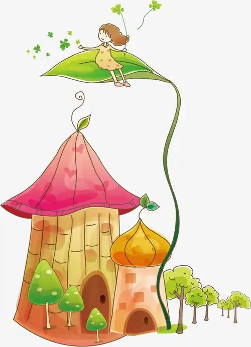 卡通小屋,淘宝素材,矢量图
