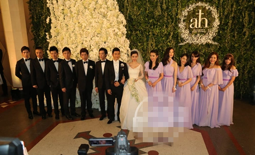 黄晓明baby浪漫婚礼现场图片