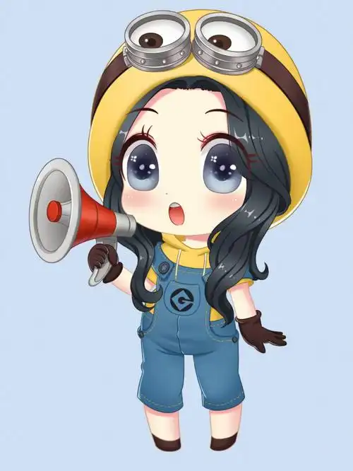 q版小黄人主题头像附过程图