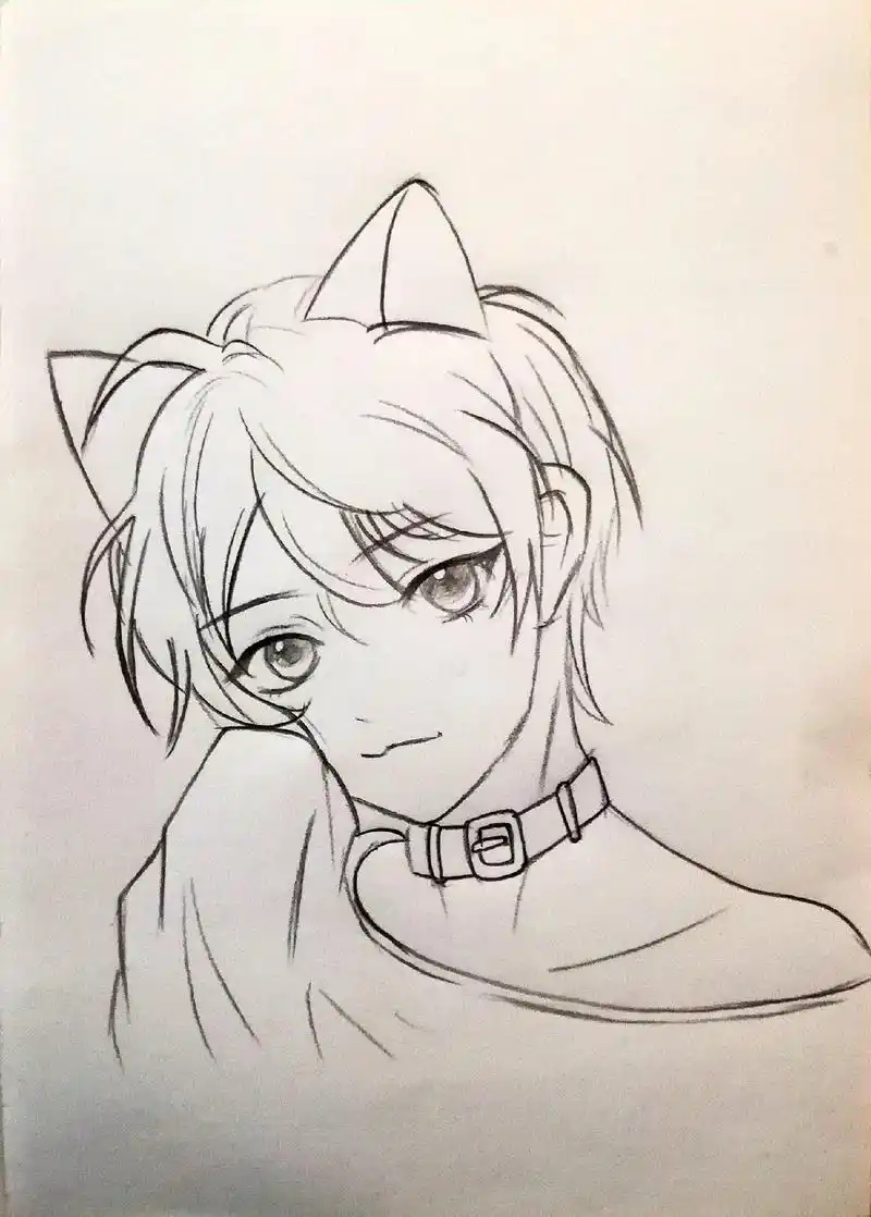 画画 #动漫人物绘画  - 抖音