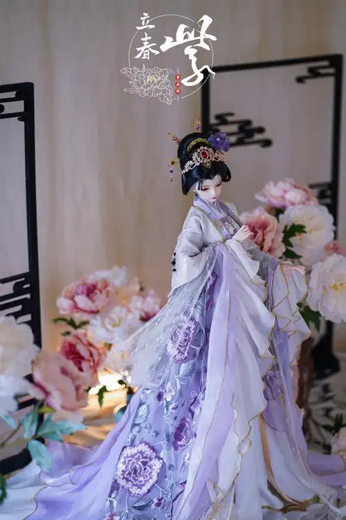 幽阁立春现货女款bjd娃娃古风娃衣三分大女bjd娃娃