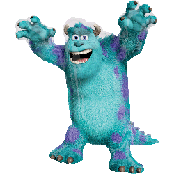 大号美国 大毛怪monsters university - sully 怪兽大学铝膜球