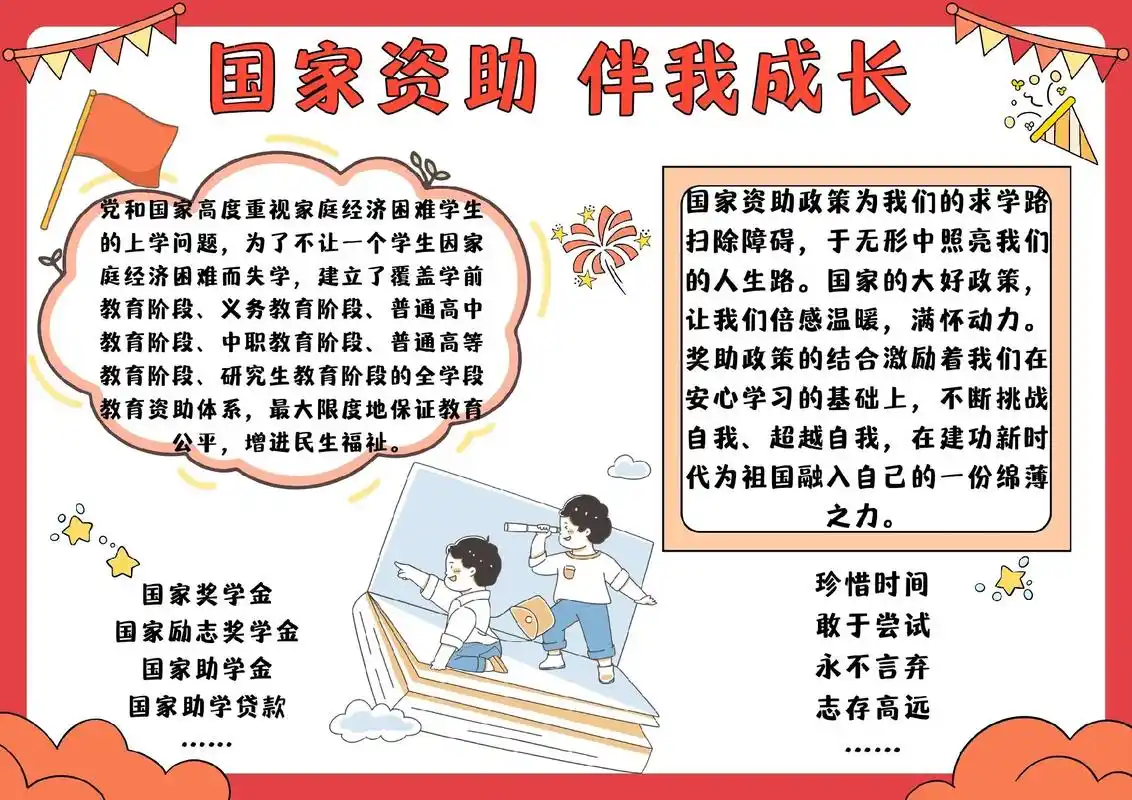 国家资助政策宣传.