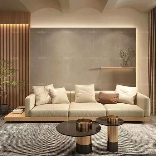 日式布艺沙发侘寂风格小户型榻榻米地上矮沙发现代简约客厅