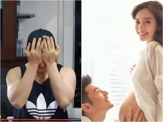 黄晓明回忆baby生孩子痛哭