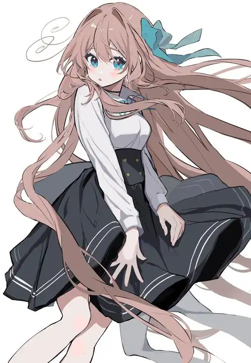 粉毛蓝眼睛蓝蝴蝶结的动漫女生叫什么