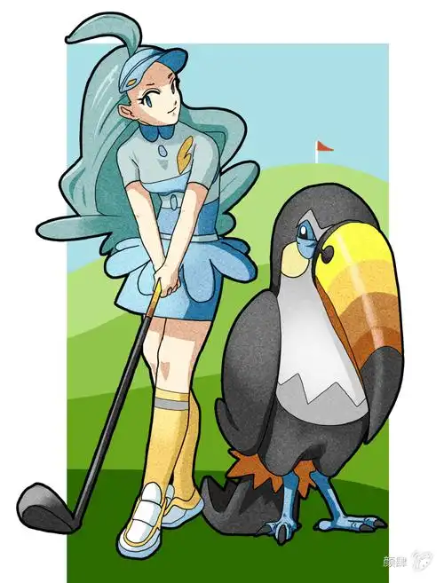 绘画 同人绘画 卡希丽 铳嘴大鸟 同人图 原创 神奇宝贝 宠物小精灵