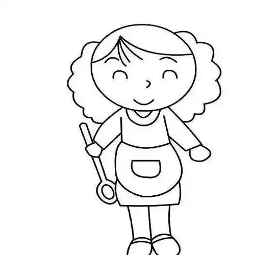 妈妈简笔画全身妈妈简笔画全身简单