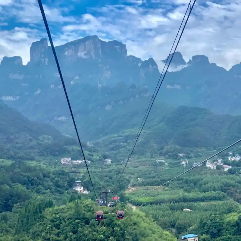 全世界最长的高山索道要坐28分钟 天门山索道是全世界最长的高山客运