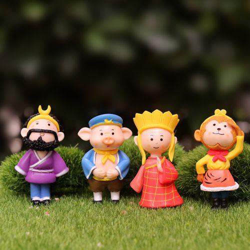 西游记周边师徒四人盲盒孙悟空猪八戒沙僧唐僧小公仔手办玩偶摆件