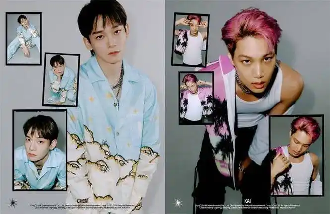 exo将发行新专辑《exist》,成员chen,kai预告照公开,提升了对回归的