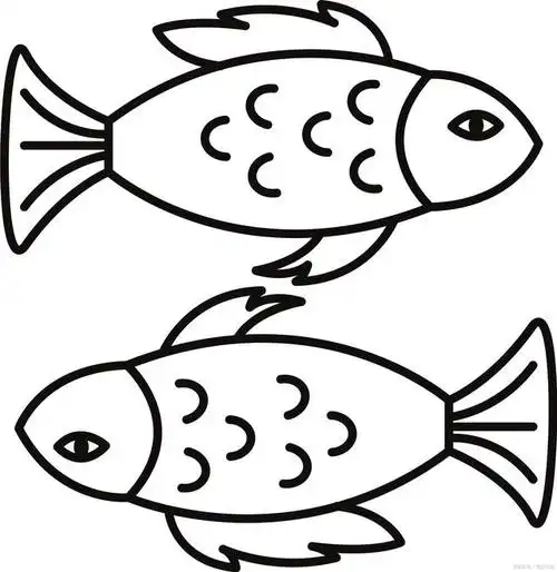 鱼的简笔画教学解说