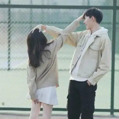 小清新幸福甜蜜一对情头头像,情侣头像图片-回车桌面