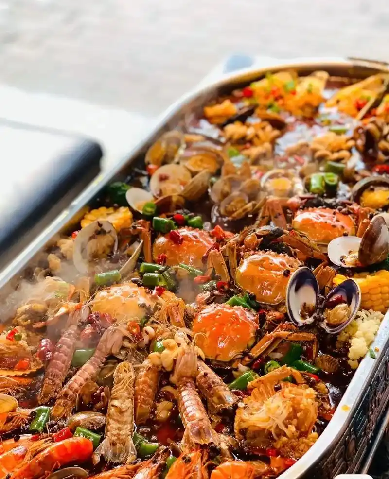 海鲜拼盘海鲜大杂烩