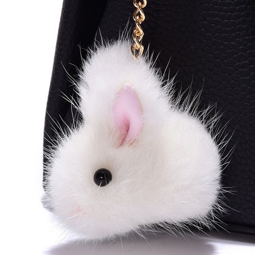 小兔子毛绒玩具垂耳兔韩国女生迷你手机公仔儿童书包可爱小号挂件