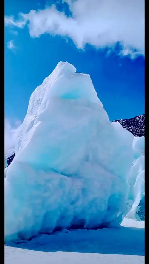#西藏来古冰川 蓝色的……震撼~