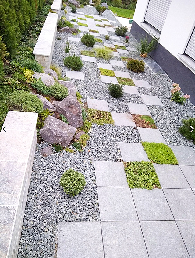 庭院设计花园地面铺装方案送给你