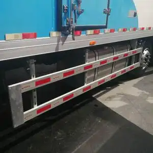 半挂车侧防护栏铝合金防护网货车后保险杠油罐车可调节吊架可定做