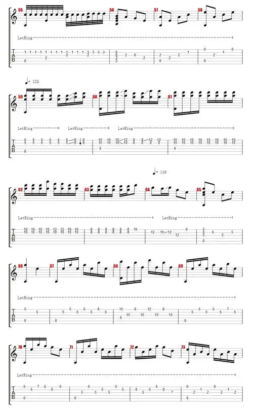 古典【1彝族舞曲吉他谱】_gtp六线谱_gtp总谱-爱弹琴乐谱网