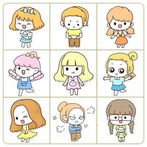 好看又可爱的卡通人物图案简笔画