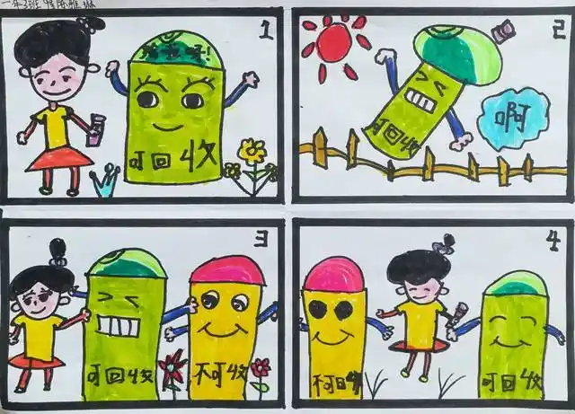 亲子创意连环画 讲述垃圾分类的故事——湖里实验小学2018—2019学