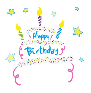 生日蛋糕手绘图片大全