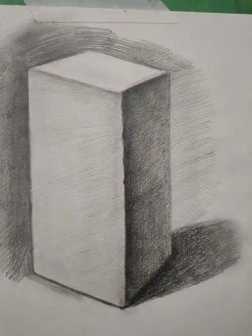 新手小白怎么画长方体